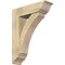 Ekena Millwork Thorton Traditional Rough Sawn Bracket w/ Offset Brace, Douglas Fir, 8"W x 28"D x 36"H BKT0806X28X36THR01RDF - alternate 1